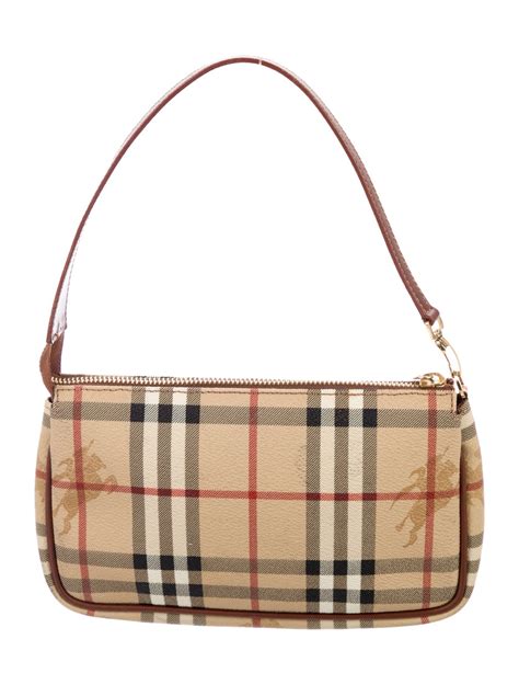 burberry pochettes|burberry haymarket bag.